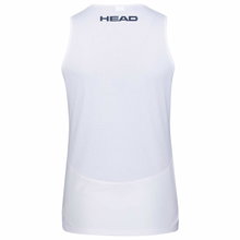 Head Tennis Tank Top Performance white/dark blue/orange Women